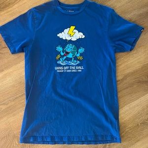 EUC Vans Off the Wall Medium Blue Tshirt Men’s